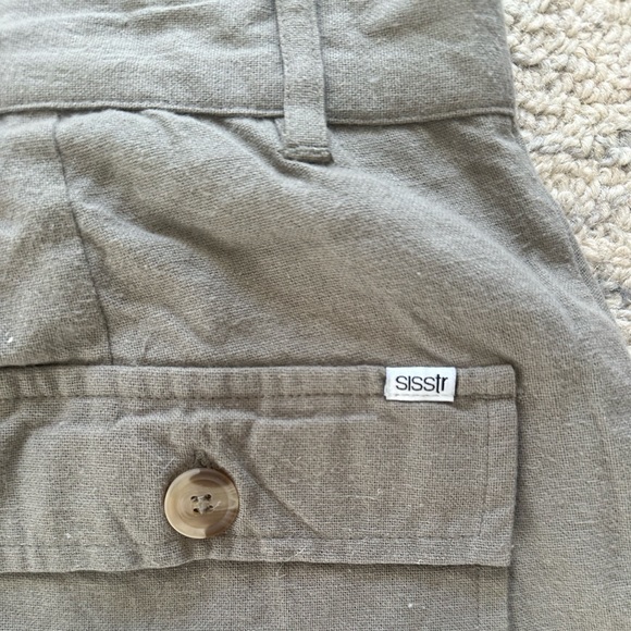 Light green/khaki breathable high waisted beachy pant size M - Sisstr Evolution - Picture 7 of 7